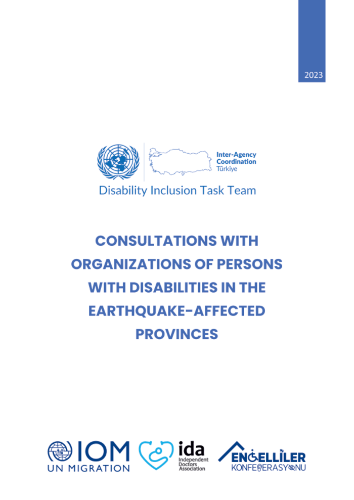 Disability Inclusion Task Team: Consultations with Organizations of Persons with Disabilities in the Earthquake ... - ReliefWeb
