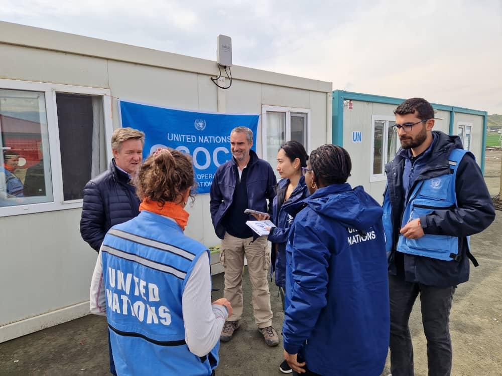 Championing human solidarity as part of OCHA's emergency response team in Türkiye - UNV