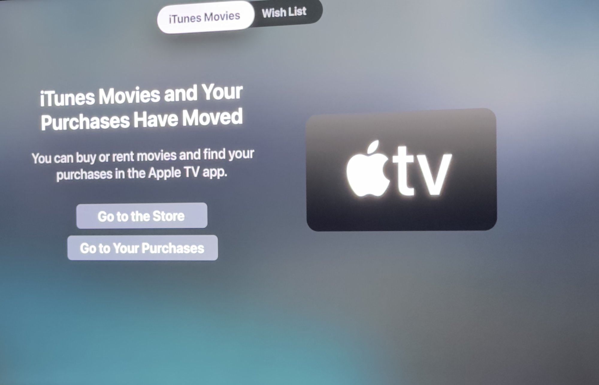 How come Apple has not fixed when you click on a movie it opens the AppleTV App instead of this screen? – MacRumors