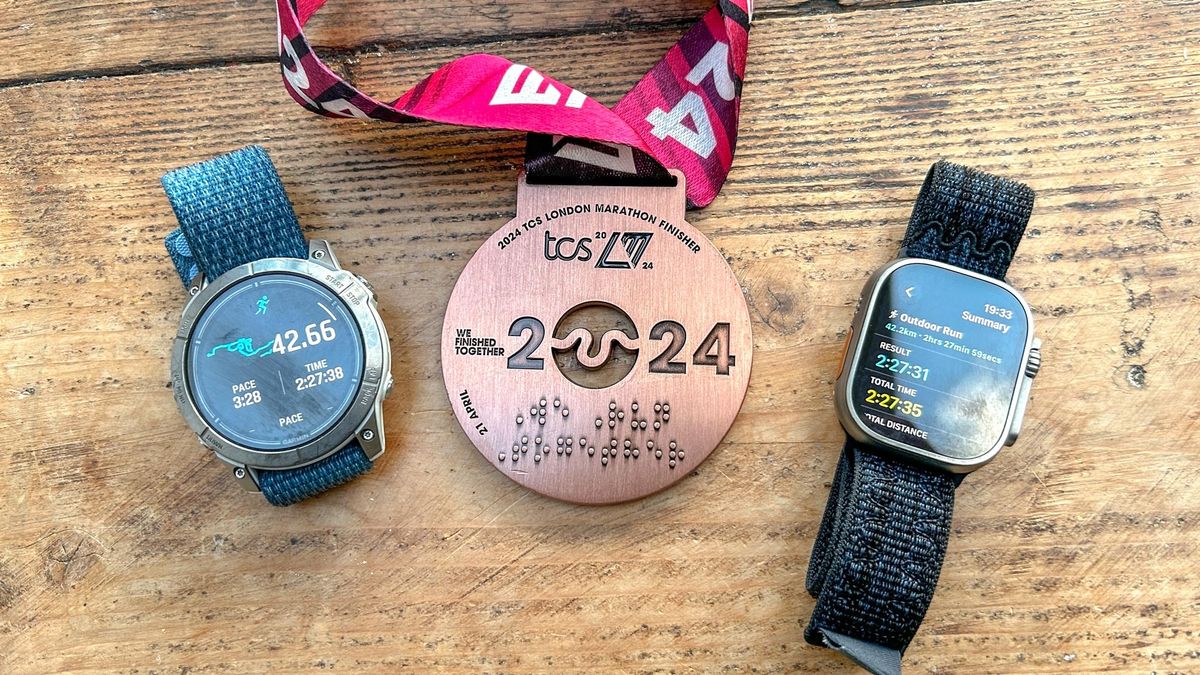 I ran a 2:27 marathon using the Garmin Epix Pro and Apple Watch Ultra 2 — which is better? – Tom’s Guide