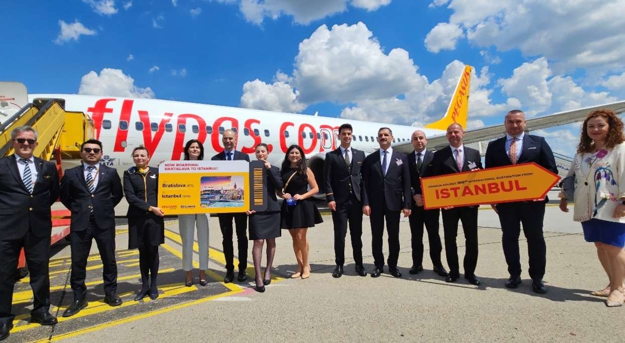 Pegasus Airlines, Bratislava-İstanbul doğrudan uçuş hizmetini başlatıyor