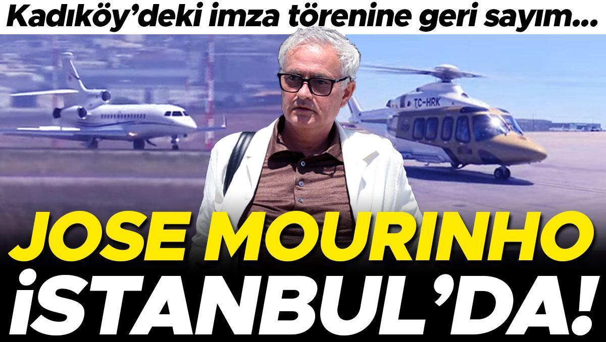 Son dakika: Fenerbahçe'nin yeni teknik direktörü Jose Mourinho, İstanbul'a geldi! İmza töreni... - Hürriyet