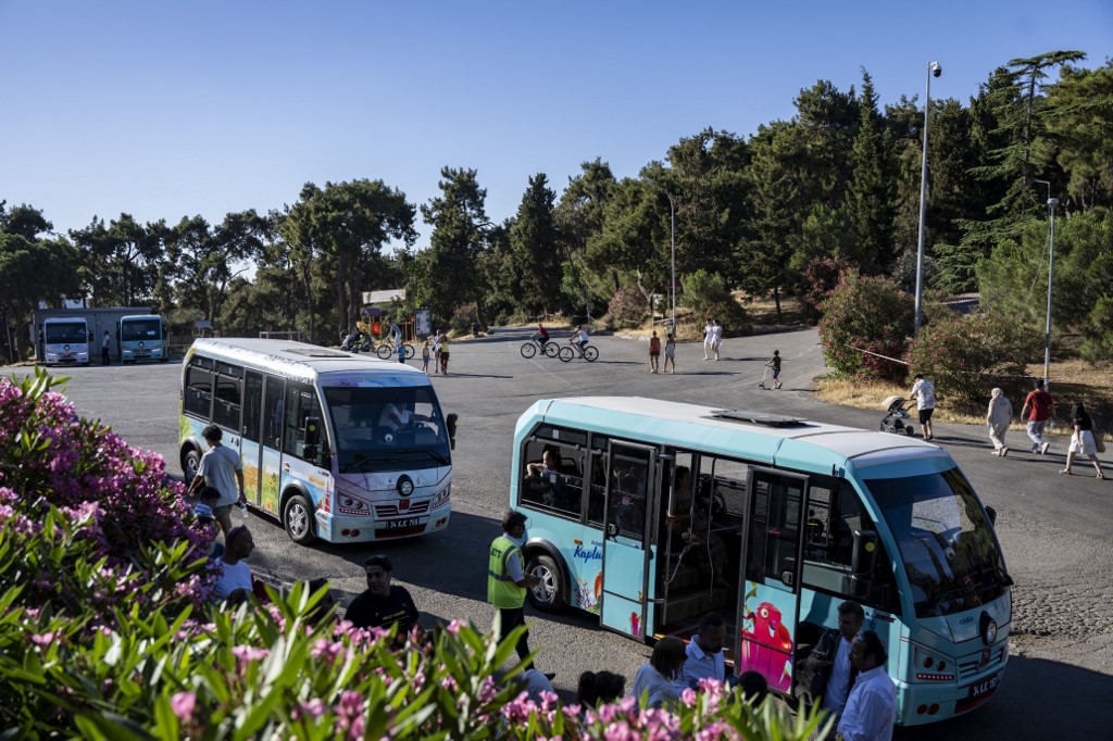 Locals protest against Turkish island's 'monstrobuses' - New Vision