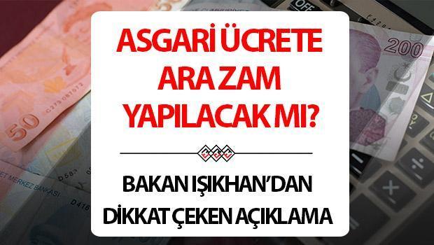 ASGARİ ÜCRET TEMMUZ ZAMMI SON DAKİKA GELİŞMESİ 2024 | Bu yıl asgari ücrete ara zam yapılacak mı, temmuzda brüt ve net asgari ücret artacak mı? Bakan Işıkhan duyurdu! - Hürriyet