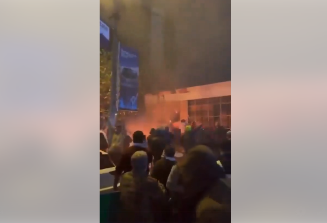 Old video of a protest in Istanbul shared as new one after Rafah attack on the 26th of May - Meta.mk